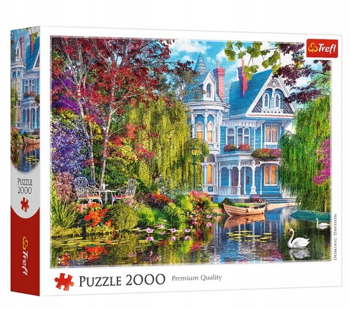 Puzzle Trefl 2000 elementów Puzzle 2000 el. Dom nad jeziorem