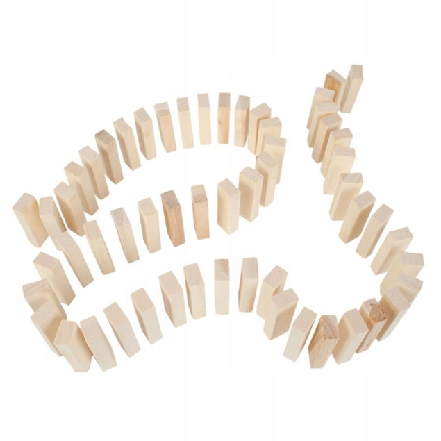 WIEŻA DREWNIANA Gra Zręcznościowa Klocki 3+ Mega Creative