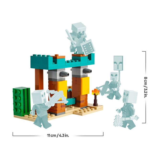 LEGO® MINECRAFT 21267 Pustynny patrol złosadników