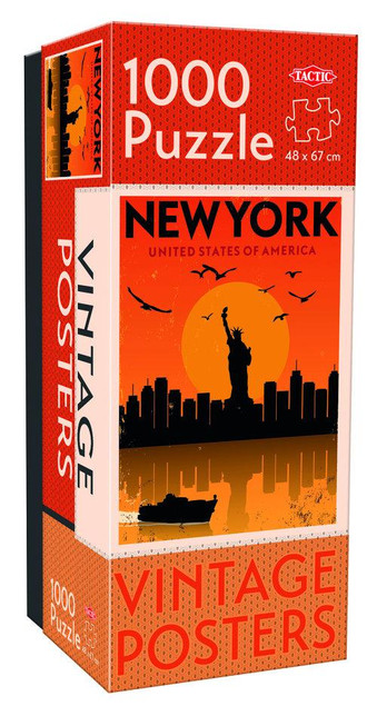 Puzzle Tactic Vintage New York 1000 elementów 48x67cm