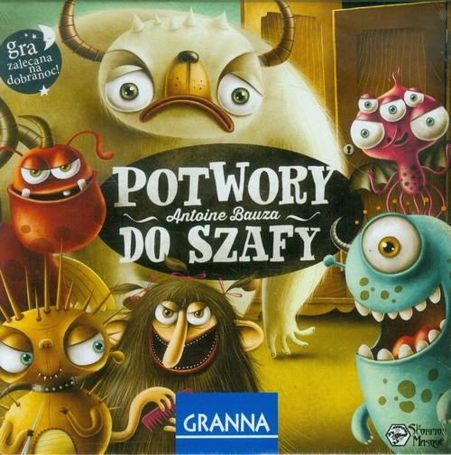 Gra Rodzinna POTWORY DO SZAFY Kooperacyjna Pamięciowa Na Dobranoc 3+ Granna