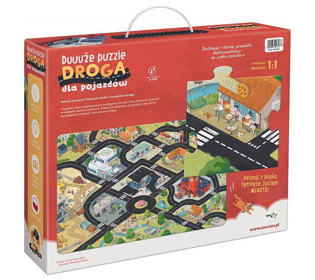 Duuuże Puzzle Droga dla pojazdów Miasto – CzuCzu