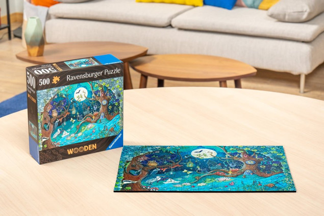 Puzzle Ravensburger Drewniane Magiczny Las 500 elementów