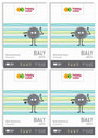 4x Blok Techniczny BIAŁY A4 10 Kartek 170g Happy Color