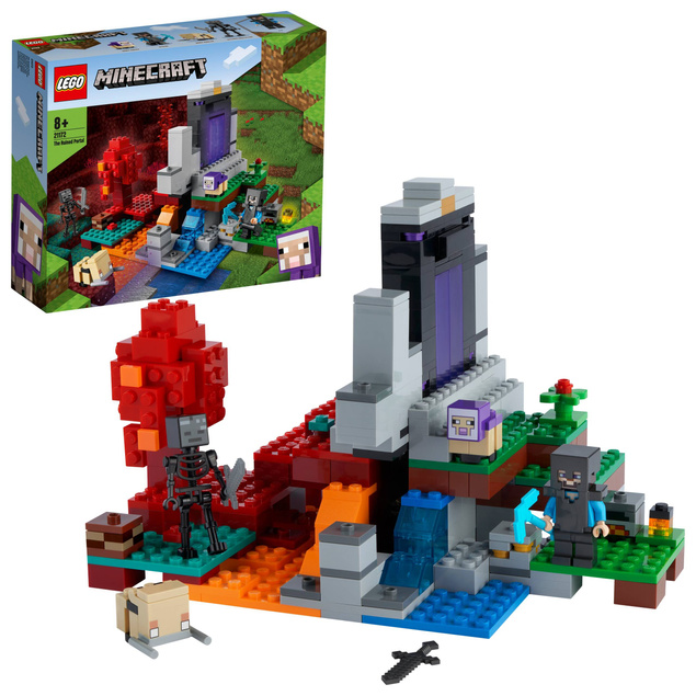 LEGO Minecraft Zniszczony Portal 316el. 8+ 21172