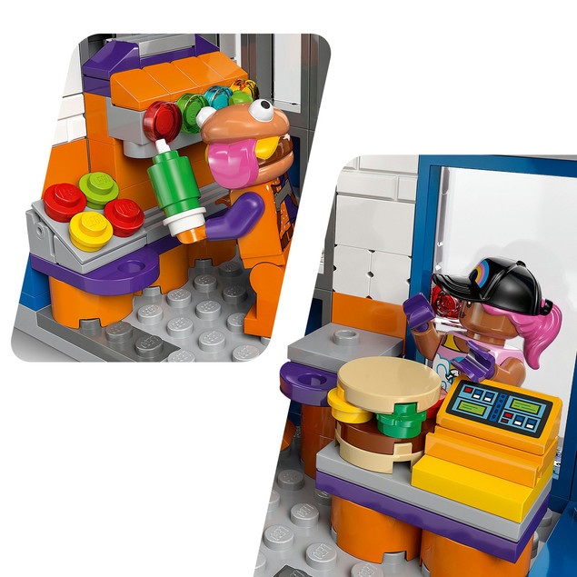 LEGO Fortnite 77076 Restauracja Durrr Burger – Kultowa Figurka Kolekcjonerska