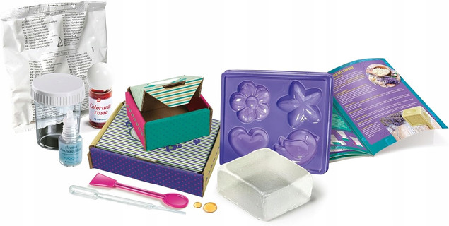 Naukowa Zabawa WARSZTAT MYDLARSKI Zestaw Do Robienia Mydełek Clementoni