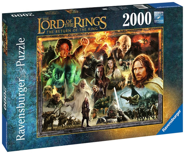 Puzzle Ravensburger 2000 elementów Władca Pierścieni: Powrót Króla