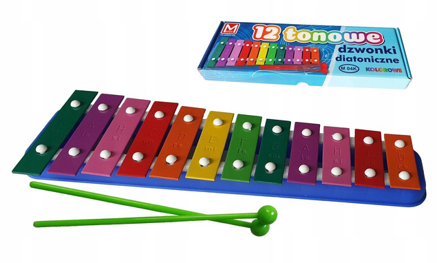 Cymbałki 12-tonowe diatoniczne - Marek