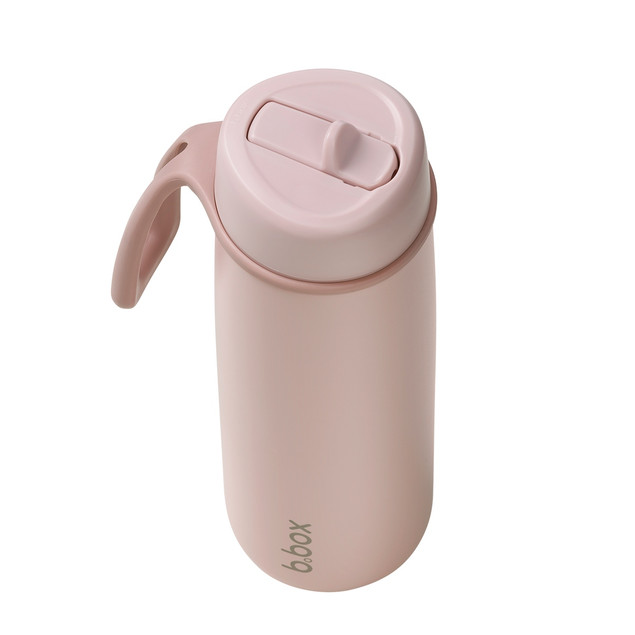 Butelka Termiczna b.box Blush Crush 690 ml Stal Nierdzewna ze Słomką