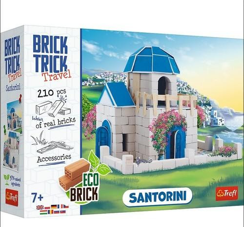 Klocki Trefl Brick Trick Travel Santorini Buduj z cegły