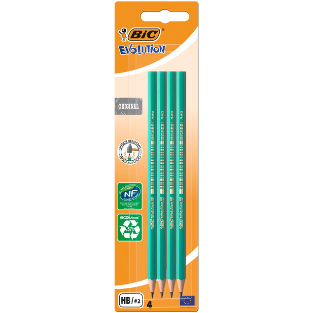 Ołówek Evolution Eco 4 szt bls BIC