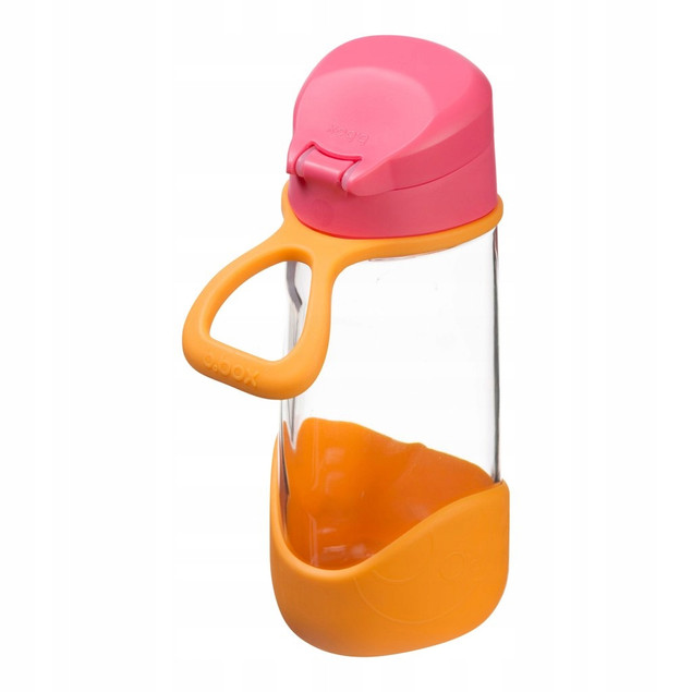 Sportowa butelka dziecięca pomarańczowa z ustnikiem 450ml B.Box
