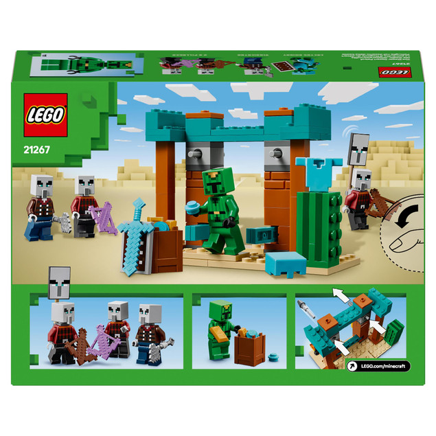 LEGO® MINECRAFT 21267 Pustynny patrol złosadników