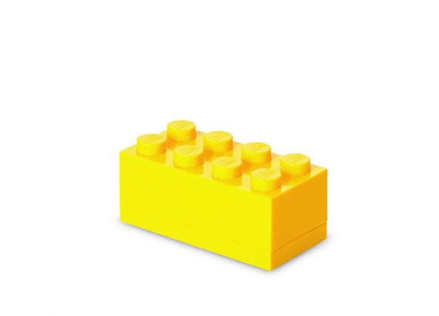 Pojemnik LEGO Mini Box 8 Żółty 40121732 na Przekąski
