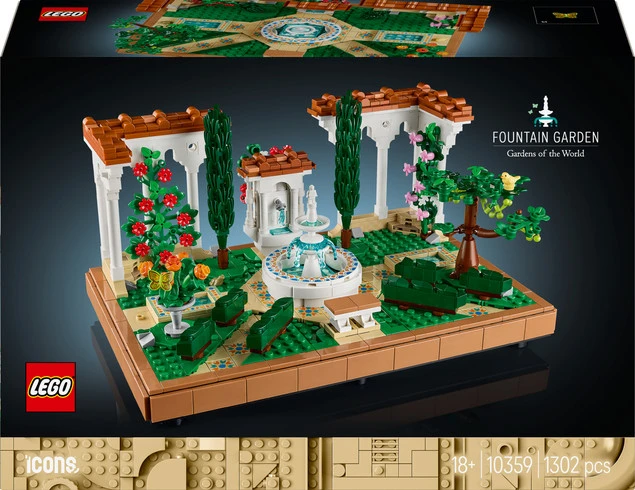 LEGO ICONS 10359 Fontanna w Ogrodzie - Zestaw dla dorosłych