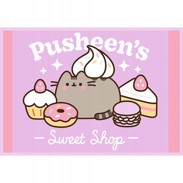 Trefl Puzzle Pusheen 4x250 el. Zestaw 4w1 Poznajcie Kotka