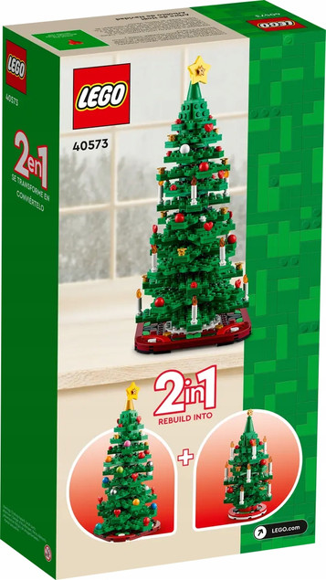 LEGO Iconic 40573 Choinka Świąteczna 2w1 Zestaw