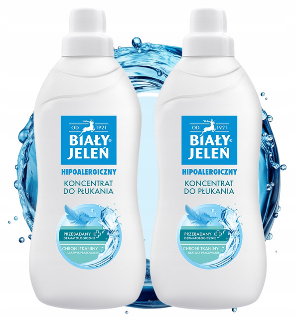 2x KONCENTRAT Do Płukania Hipoalergiczny BIAŁY JELEŃ 1 l
