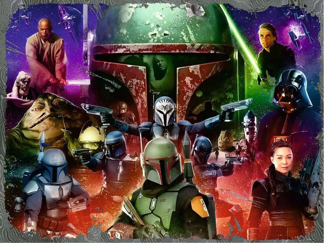 Puzzle 1500 Star Wars Boba Fett Łowca nagród Ravensburger