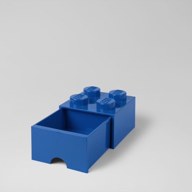 Szuflada klocek LEGO® Brick 4 (Niebieski)