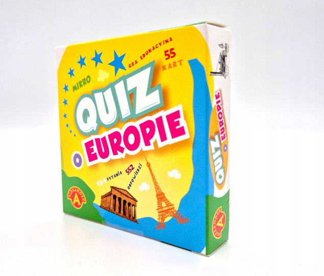 Gra planszowa Mikro Quiz o Europie Alexander