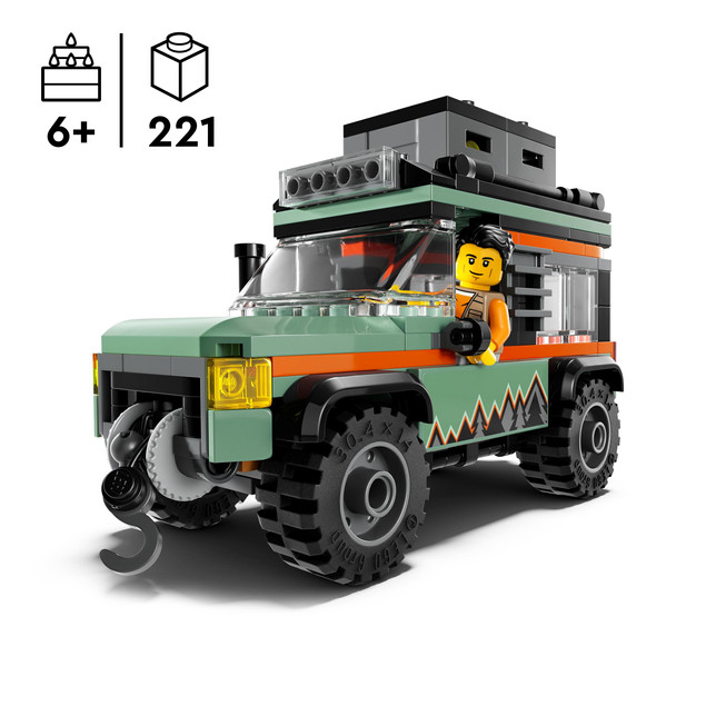 LEGO City Górska ciężarówka terenowa 4x4 (60447) z wyciągarką