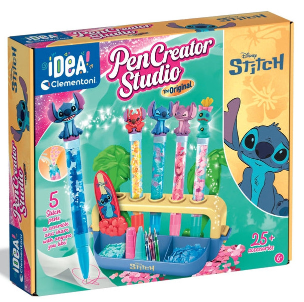 Clementoni Idea Fabryka Długopisów Stitch Zestaw Kreatywny