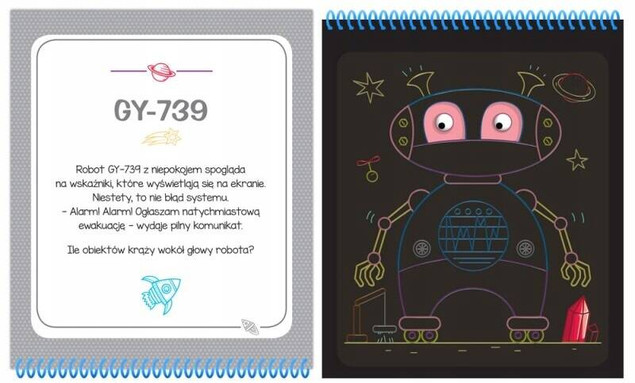 Roboty. Zdrapywanka z rysikiem