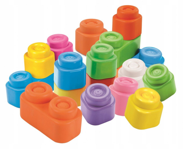 Miękkie Klocki Clemmy w Torebce 20 el. – Clementoni
