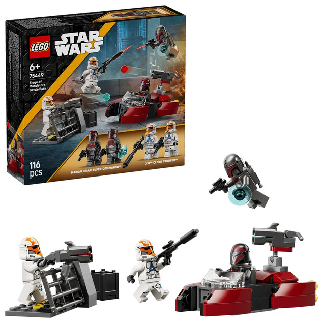 LEGO Star Wars - Oblężenie Mandalory - zestaw bitewny 75449