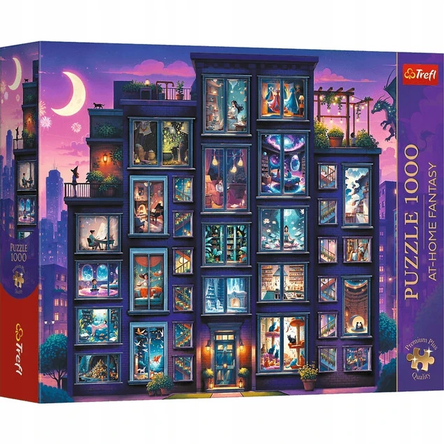 Puzzle 1000 Premium Plus Noc pełna opowieści TREFL_1