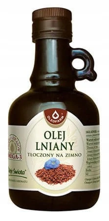 Oleofarm Olej lniany tłoczony na zimno 250 ml