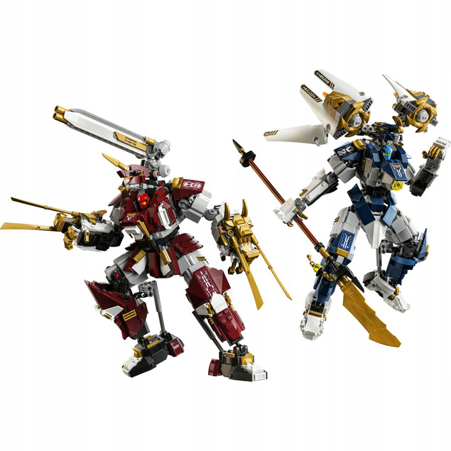LEGO NINJAGO 71870 Tytanowe Roboty Mechy Kai Nya – Zestaw Klocków