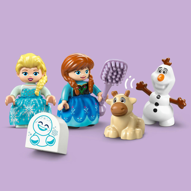 Klocki LEGO DUPLO Kraina Lodu: Zamek Anny i Elsy - Uroczystość (54 el.)