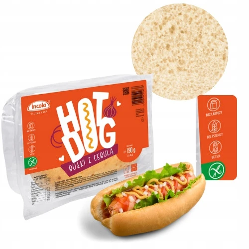 Bułka Hot Dog z cebulką Incola