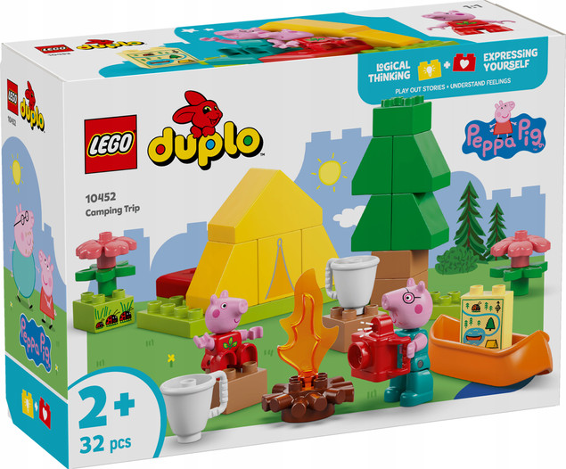 LEGO Duplo 10452 Świnka Peppa i Kemping – Przygoda w Lesie
