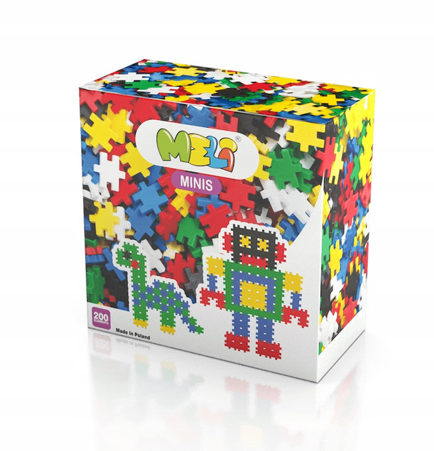 Meli Minis Klocki Wafle 200 Elementów dla Dzieci 3+