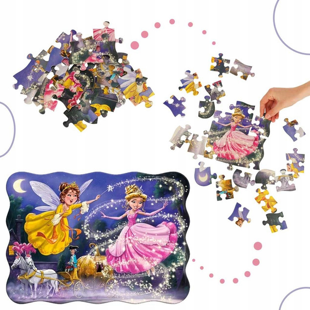 Puzzle 60 Układanka Księżniczka KOPICUSZEK Bajka Wróżka Magia 4+ Castorland