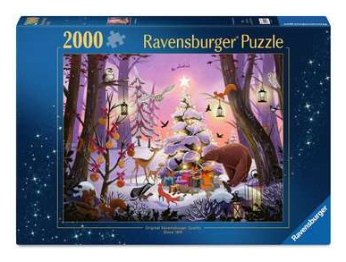 Puzzle 2D: Święta w lesie 2000el