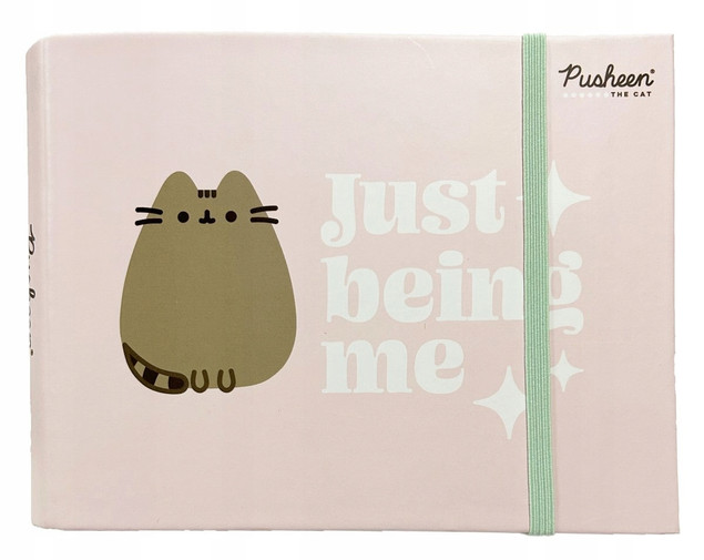 Pamiętnik Notes Z Gumką PUSHEEN Kot Kotek Na Gumkę A5 64k Majewski 61853