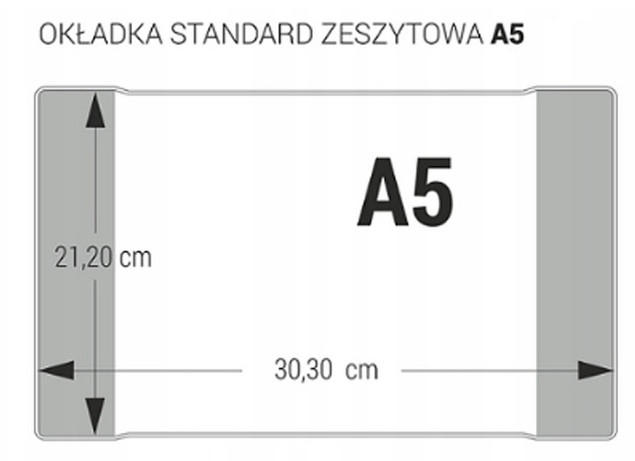 Okładki na zeszyt A5 przezroczyste Astra - 10 sztuk