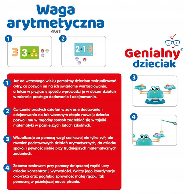 Askato Krab Waga - Zabawa z wędką