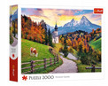 Puzzle 2000 el. Bawarskie Alpy Jesienią - Krajobraz Górski