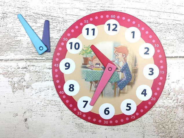 Zegar Gra Edukacyjna Zrozumienie Pojęcia Czasu 5+ Kapitan Nauka