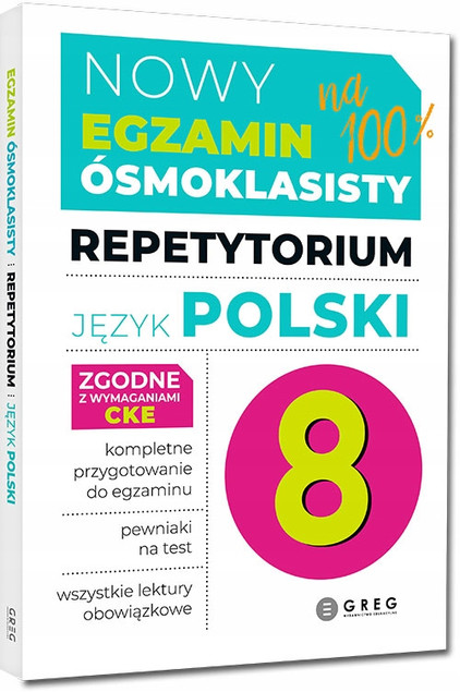 Egzamin ósmoklasisty język polski repetytorium GREG 2026