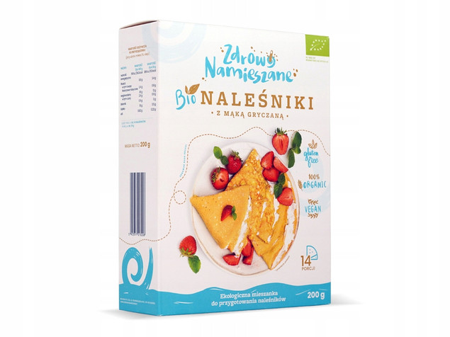 BIO naleśniki z mąką gryczaną gotowy mix Zdrowo Namieszane 200 g