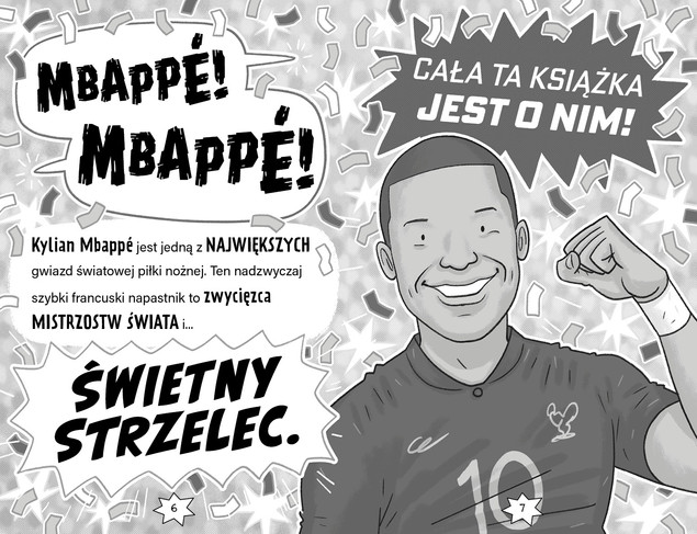 Mbappé rządzi. Football superstars Simon Mugford