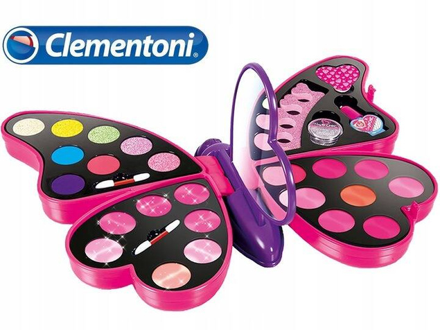 Kosmetyki Do Makijażu Dla Dzieci Motyl Crazy Chic 6+ Clementoni 78236