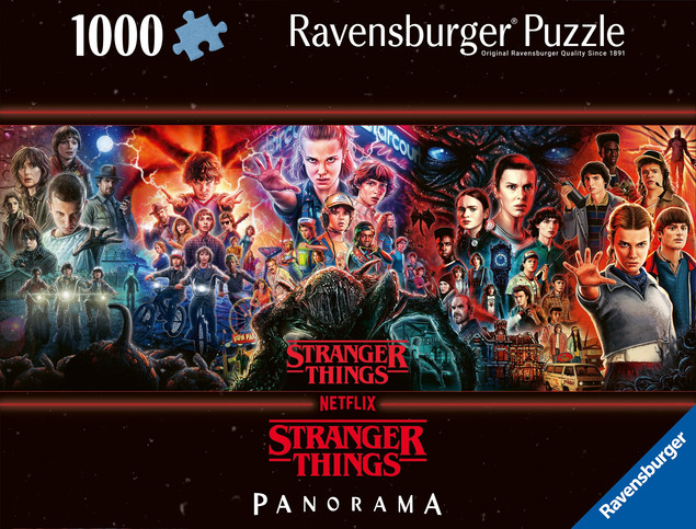 Puzzle Ravensburger 1000 elementów Panorama Stranger Things